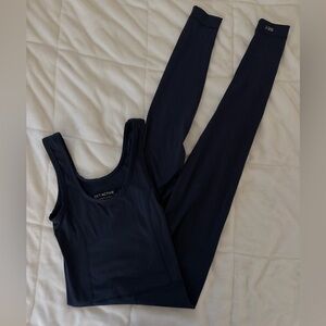 Set Active Sport Body Onesie Navy $90 Retail